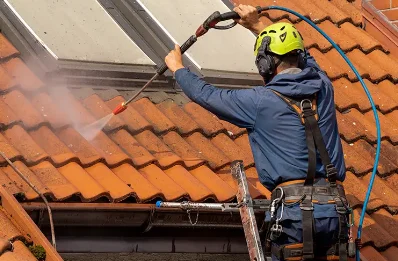 Démoussage et hydrofuge de toiture à Oudalle
